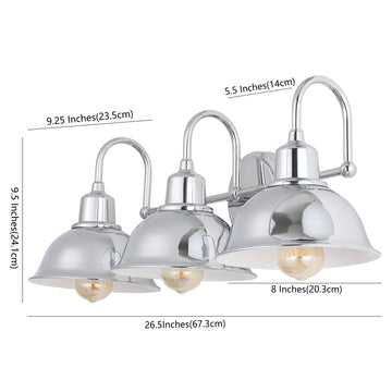 Frisco Farmhouse Industrial Iron LED Vanity